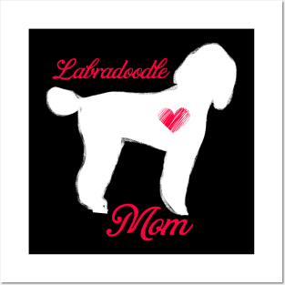 Labradoodle mom   cute mother's day t shirt for dog lovers Posters and Art